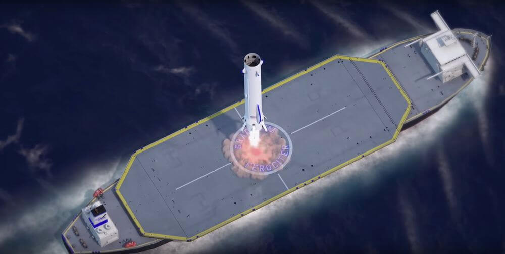 blue origin drone ship