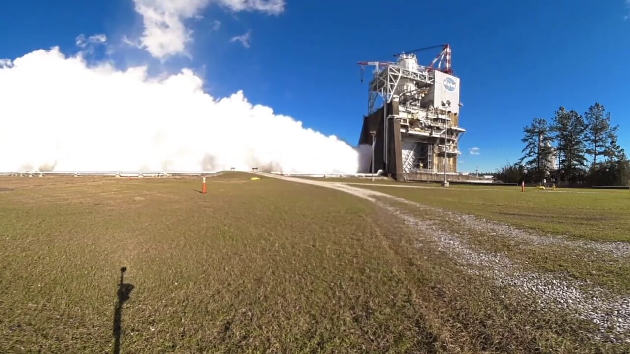 nasa mars rocket tests in 360 degree video