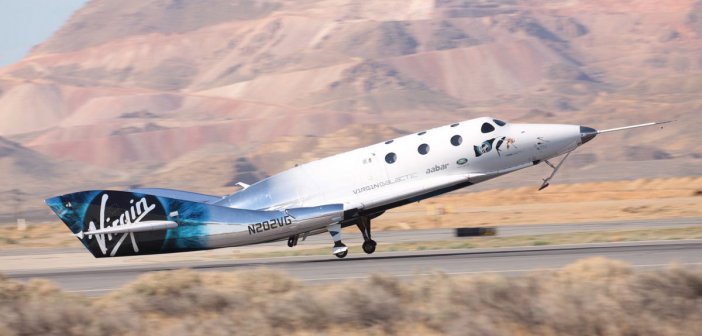 เครื่องบินอวกาศ VSS Unity ทำสถิติใหม่ทะยานขึ้นสู่ชั้นบรรยากาศ Mesosphere