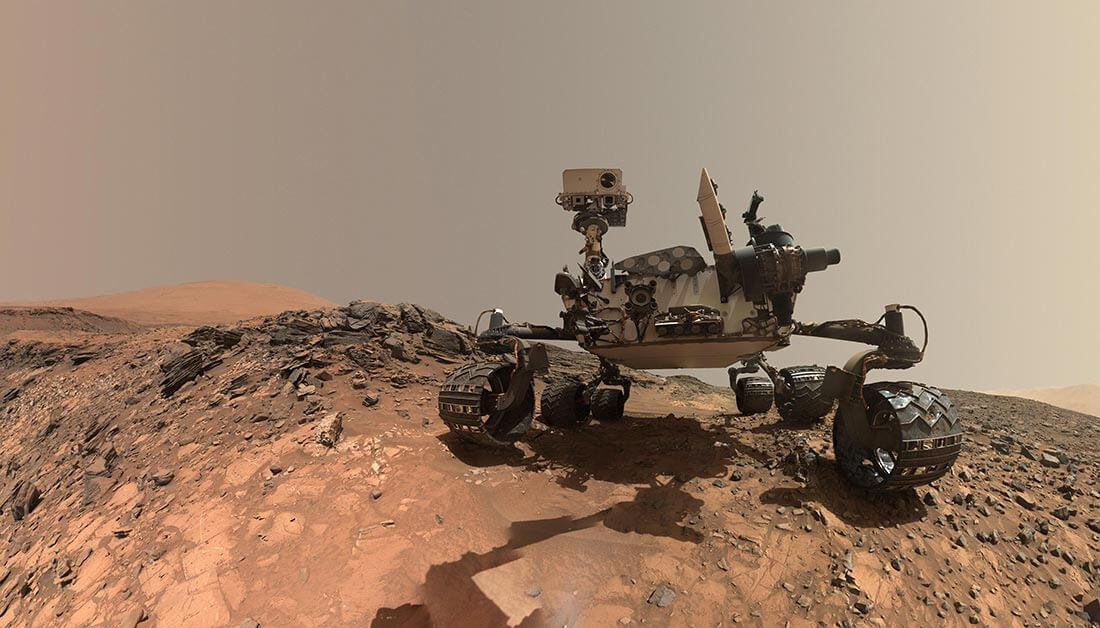 Curiosity Mars Rover ที่มาของภาพ NASA/JPL-Caltech/MSSS