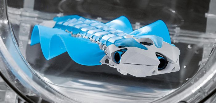 หุ่นยนต์ BionicFinWave หุ่นยนต์ปลาหมึกจากบริษัท Festo BionicFinWave